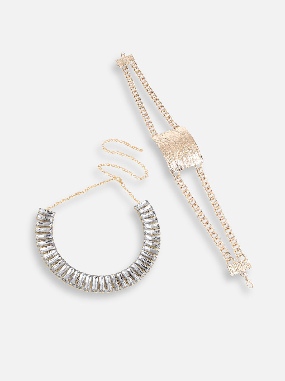 Pack Of Gold-Plated Necklaces 