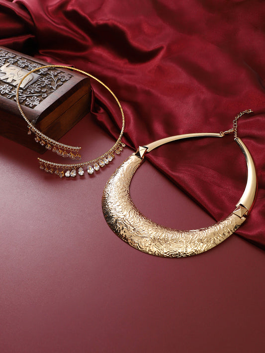 Pack Of Gold-Plated Necklaces