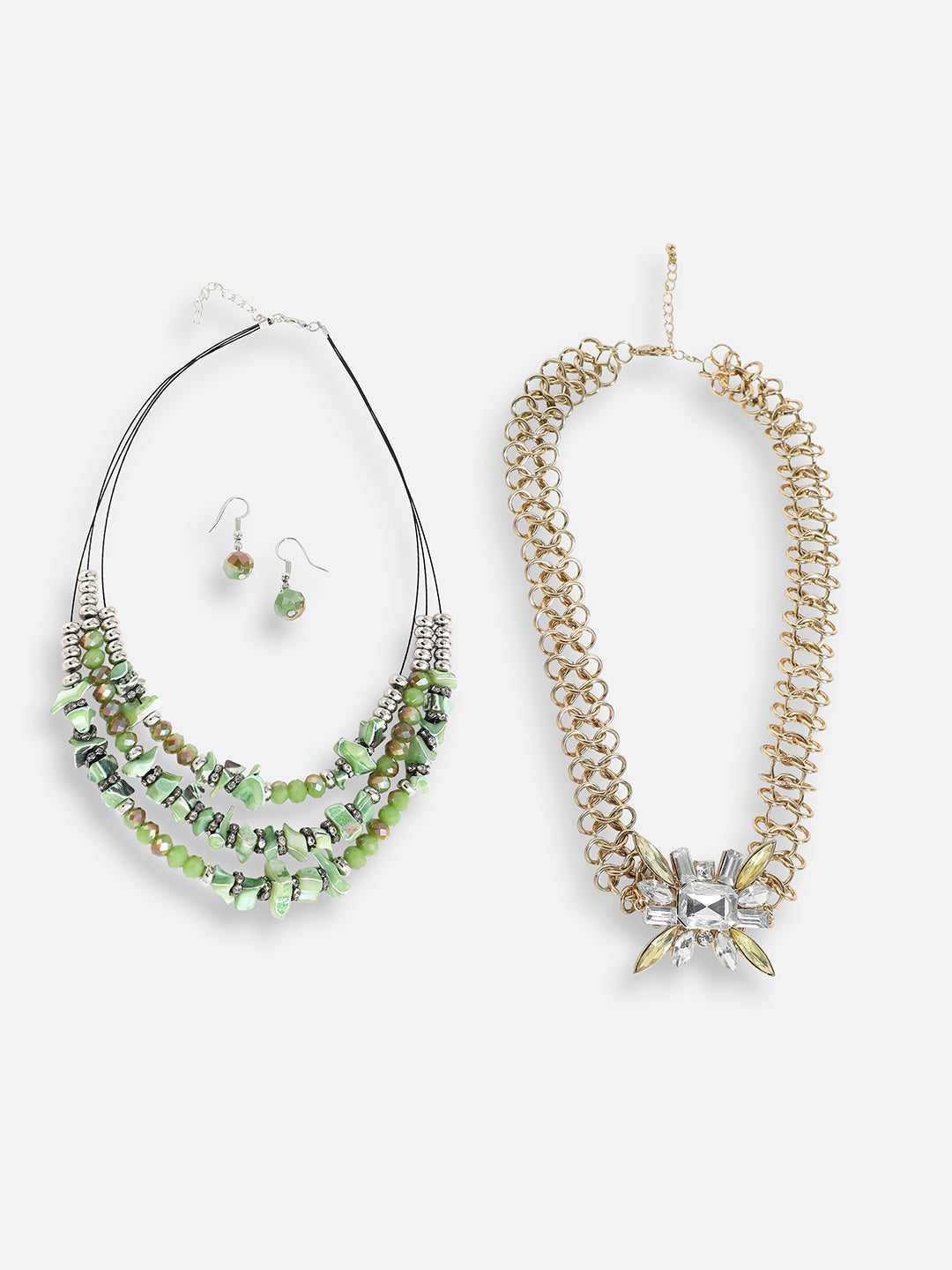 Pack Of Gold-Plated Necklaces 