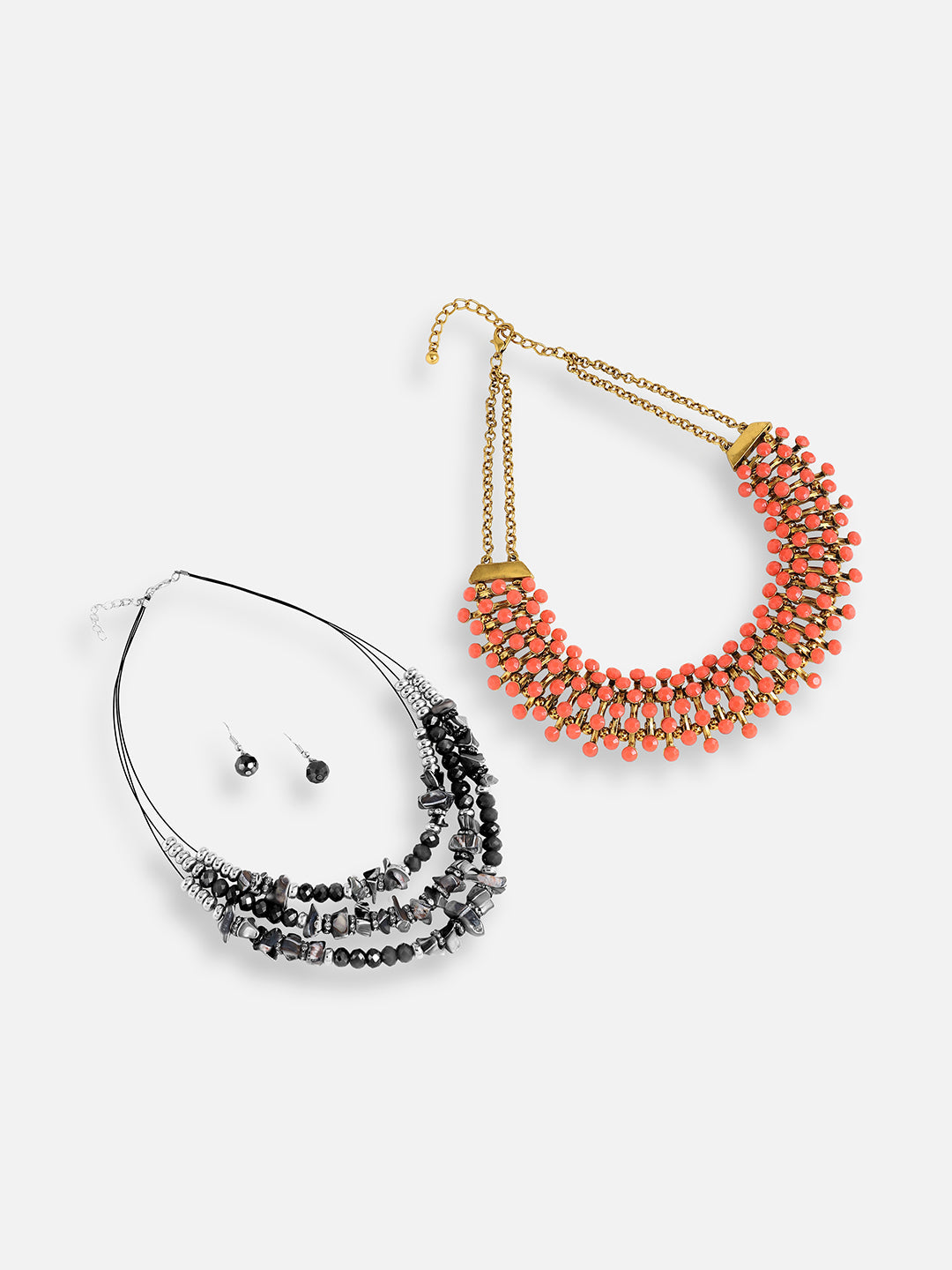 Pack Of Gold-Plated Necklaces 