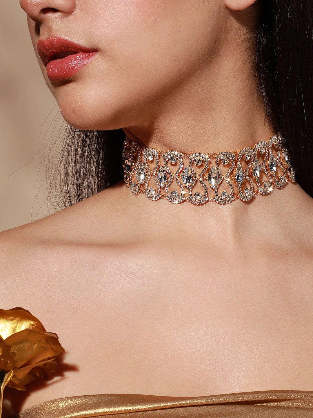 Pack Of Gold-Plated Necklaces