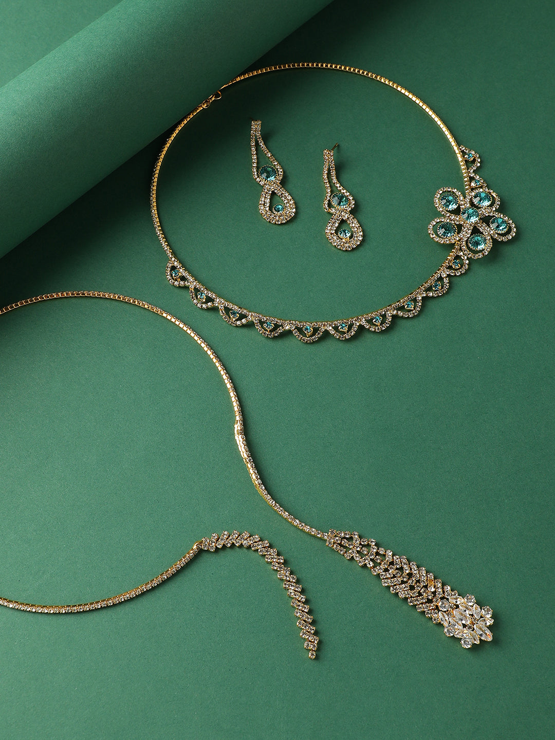 Pack Of Gold-Plated Necklaces