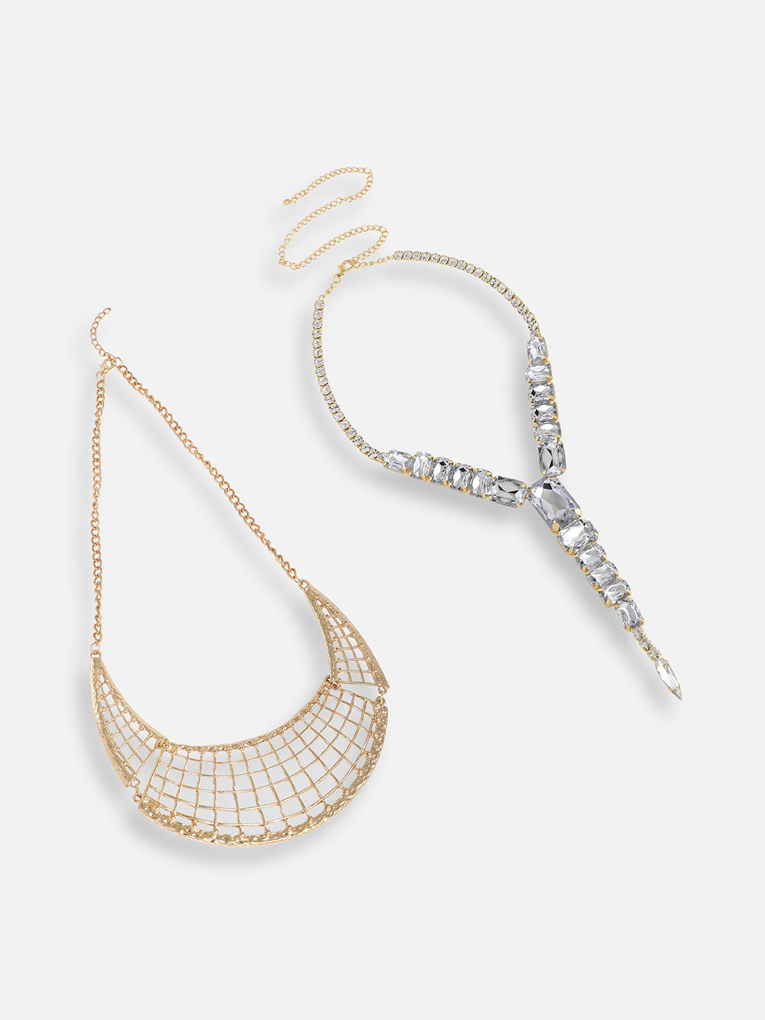 Pack Of Gold-Plated Necklaces 