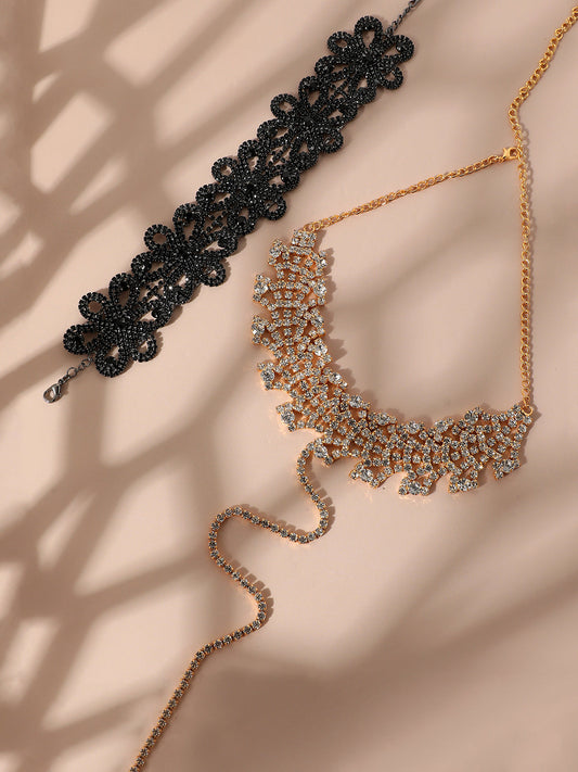 Pack Of Gold-Plated Necklaces