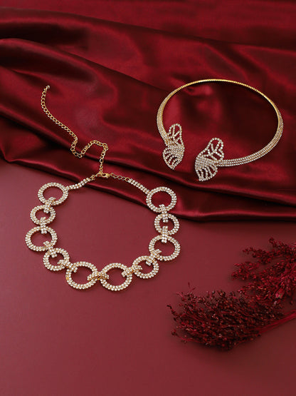 Pack Of Gold-Plated Necklaces