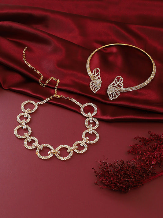 Pack Of Gold-Plated Necklaces