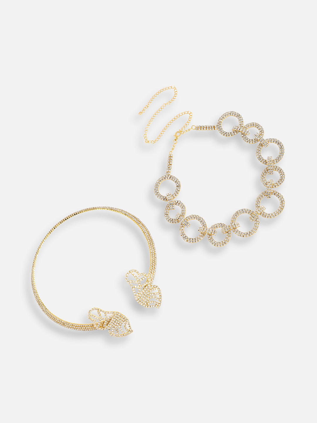 Pack Of Gold-Plated Necklaces 