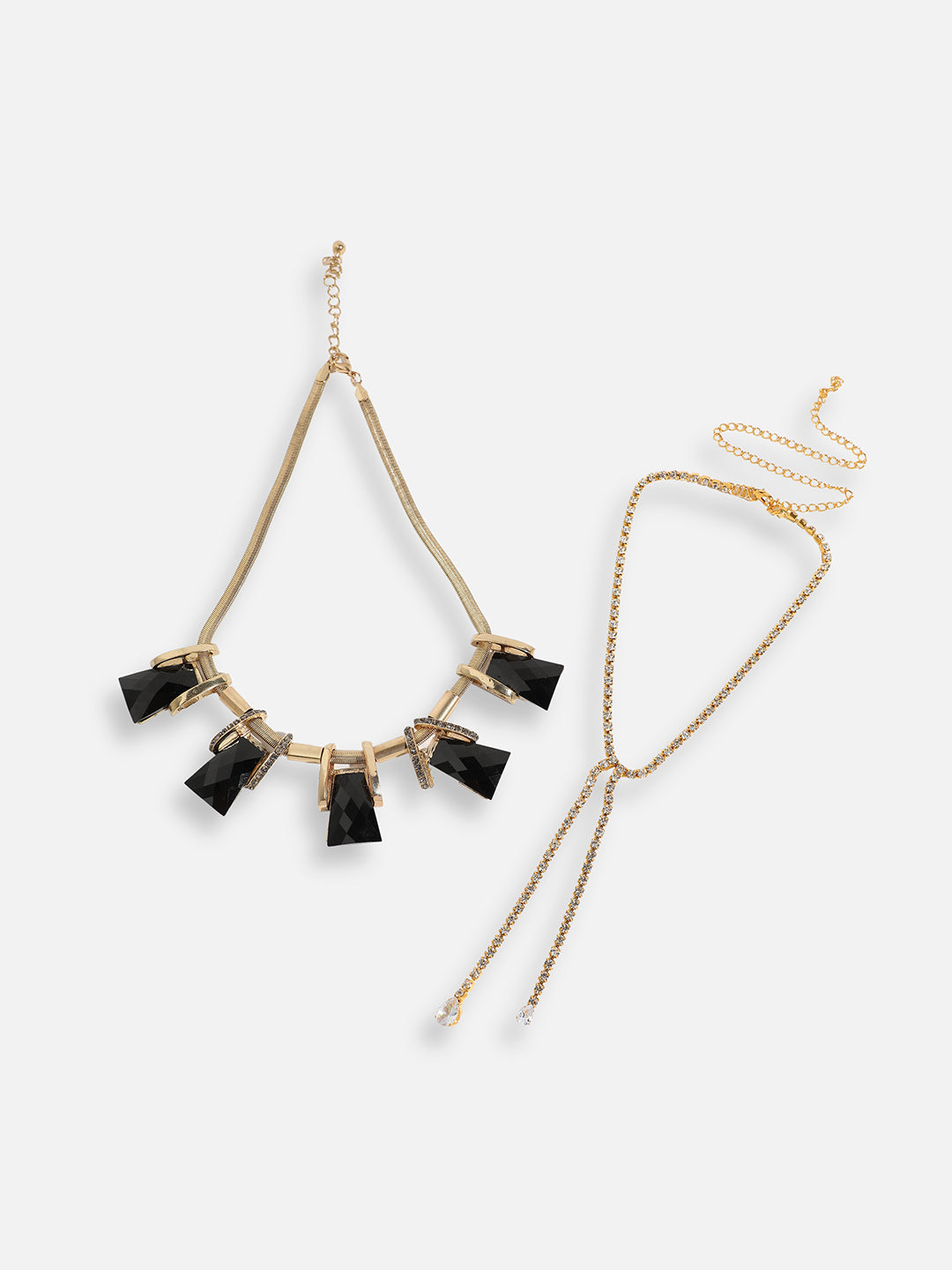 Pack Of Gold-Plated Necklaces 
