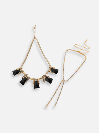 Pack Of Gold-Plated Necklaces 
