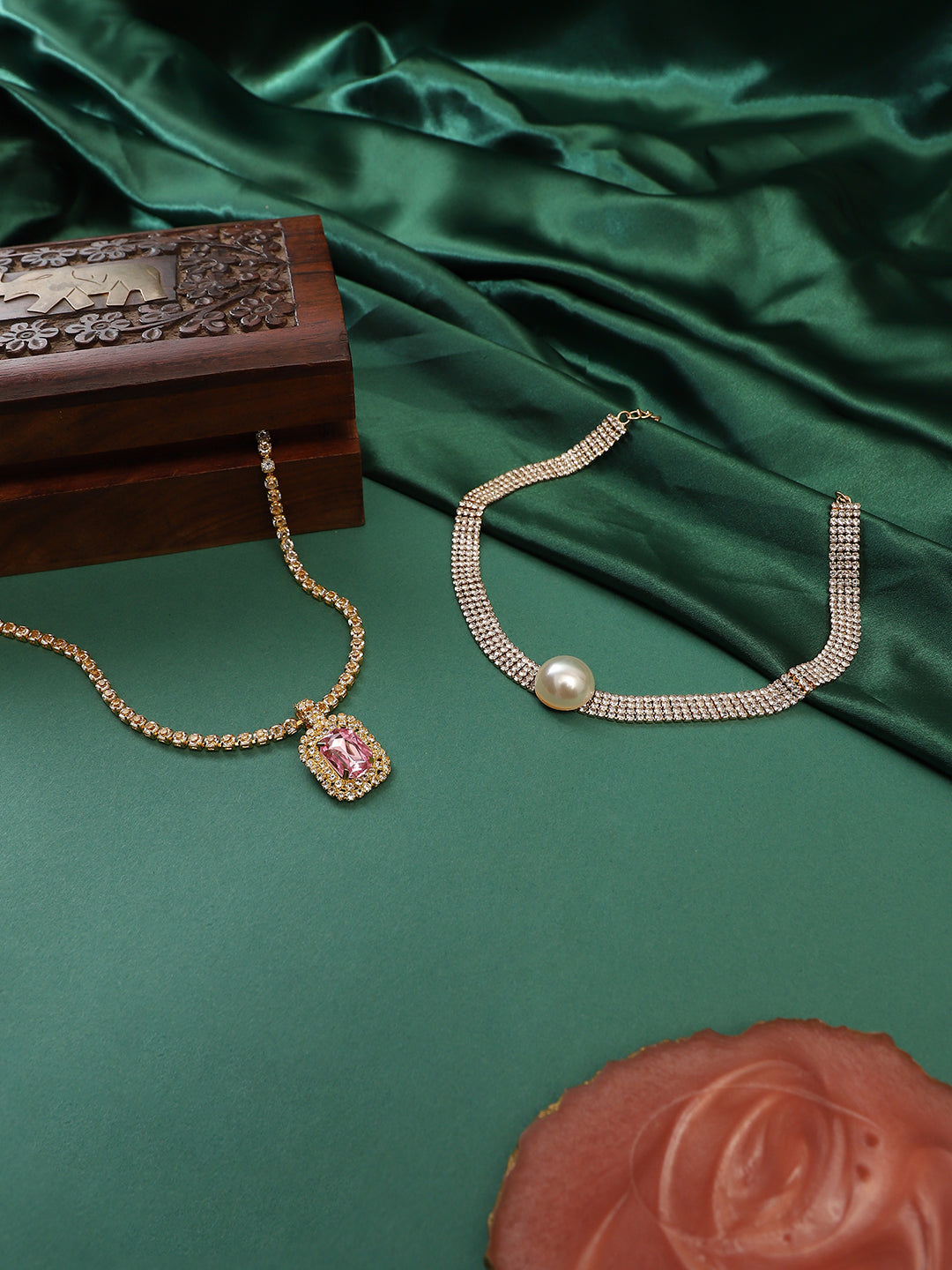 Pack Of Gold-Plated Necklaces