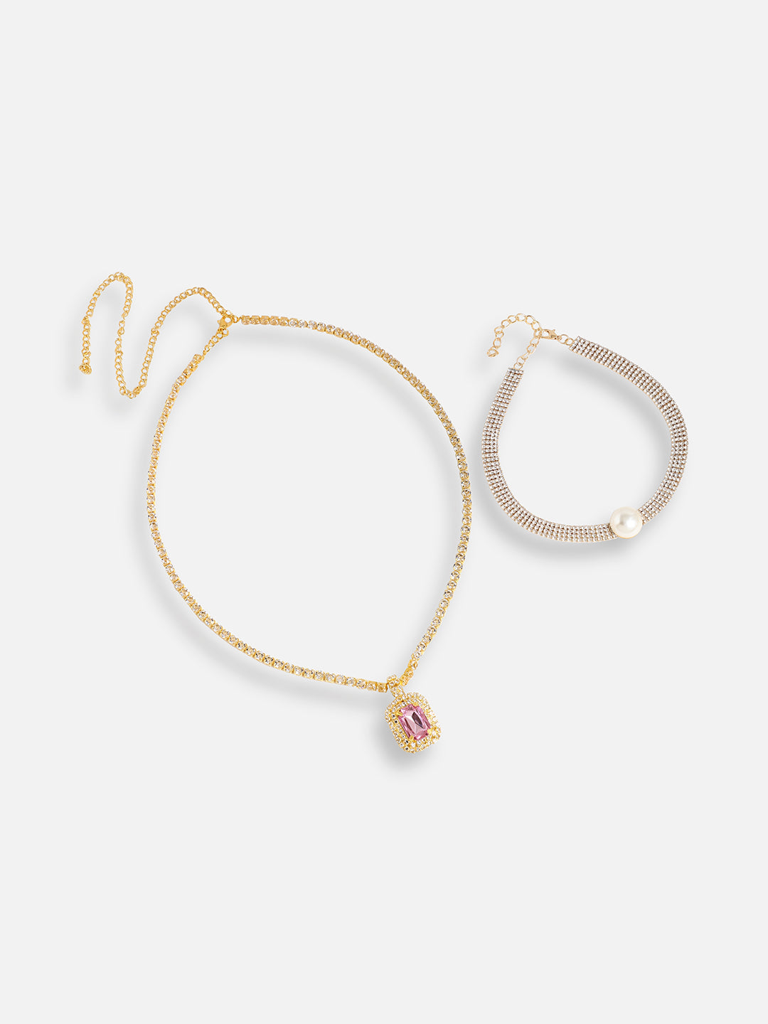 Pack Of Gold-Plated Necklaces 