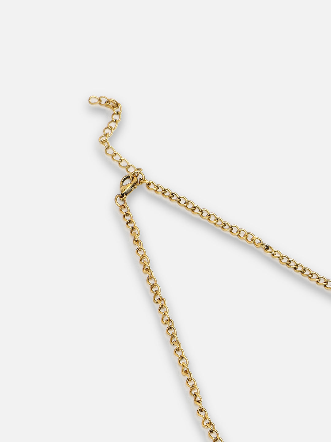 GOLD PLATED PARTY DESIGNER STONE NECKLACE FOR WOMEN