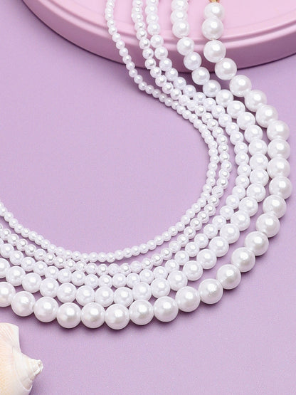 GOLD PLATED PARTY DESIGNER STONE NECKLACE FOR WOMEN
