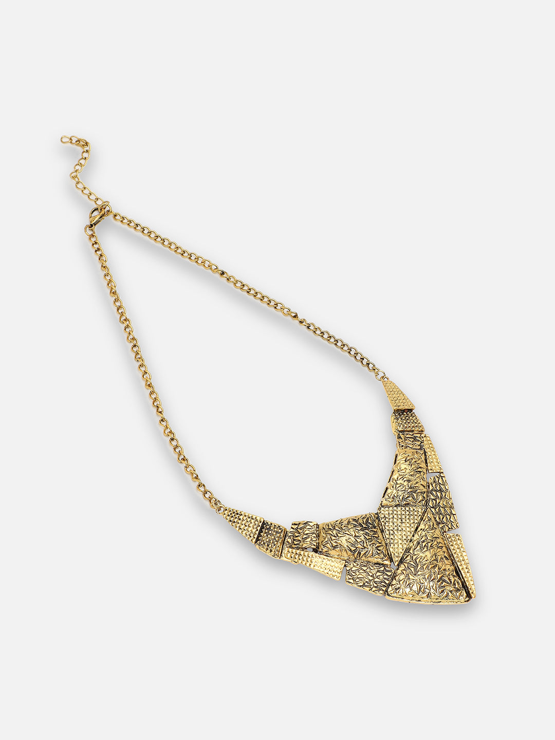 GOLD PLATED PARTY DESIGNER STONE NECKLACE FOR WOMEN