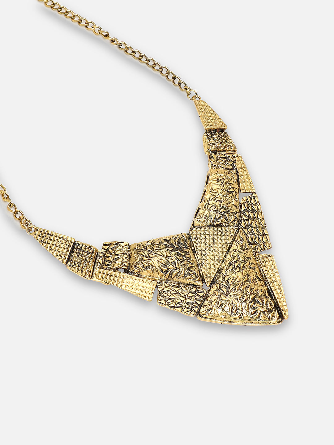 GOLD PLATED PARTY DESIGNER STONE NECKLACE FOR WOMEN