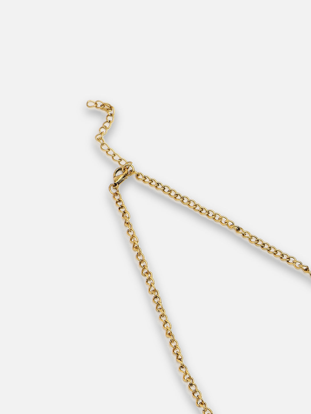 GOLD PLATED PARTY DESIGNER STONE NECKLACE FOR WOMEN