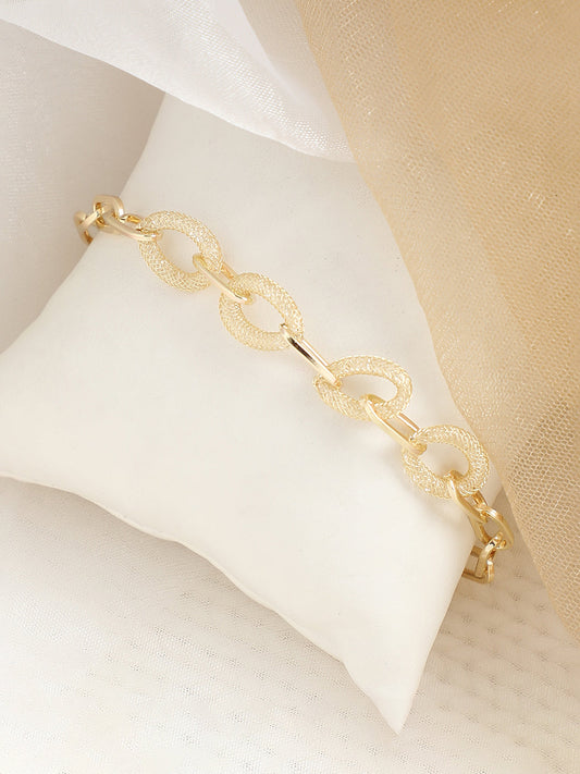 GOLD PLATED PARTY DESIGNER STONE CHOKER NECKLACE FOR WOMEN