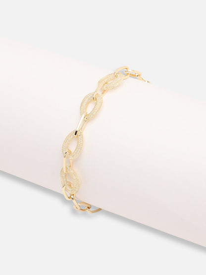 GOLD PLATED PARTY DESIGNER STONE CHOKER NECKLACE FOR WOMEN