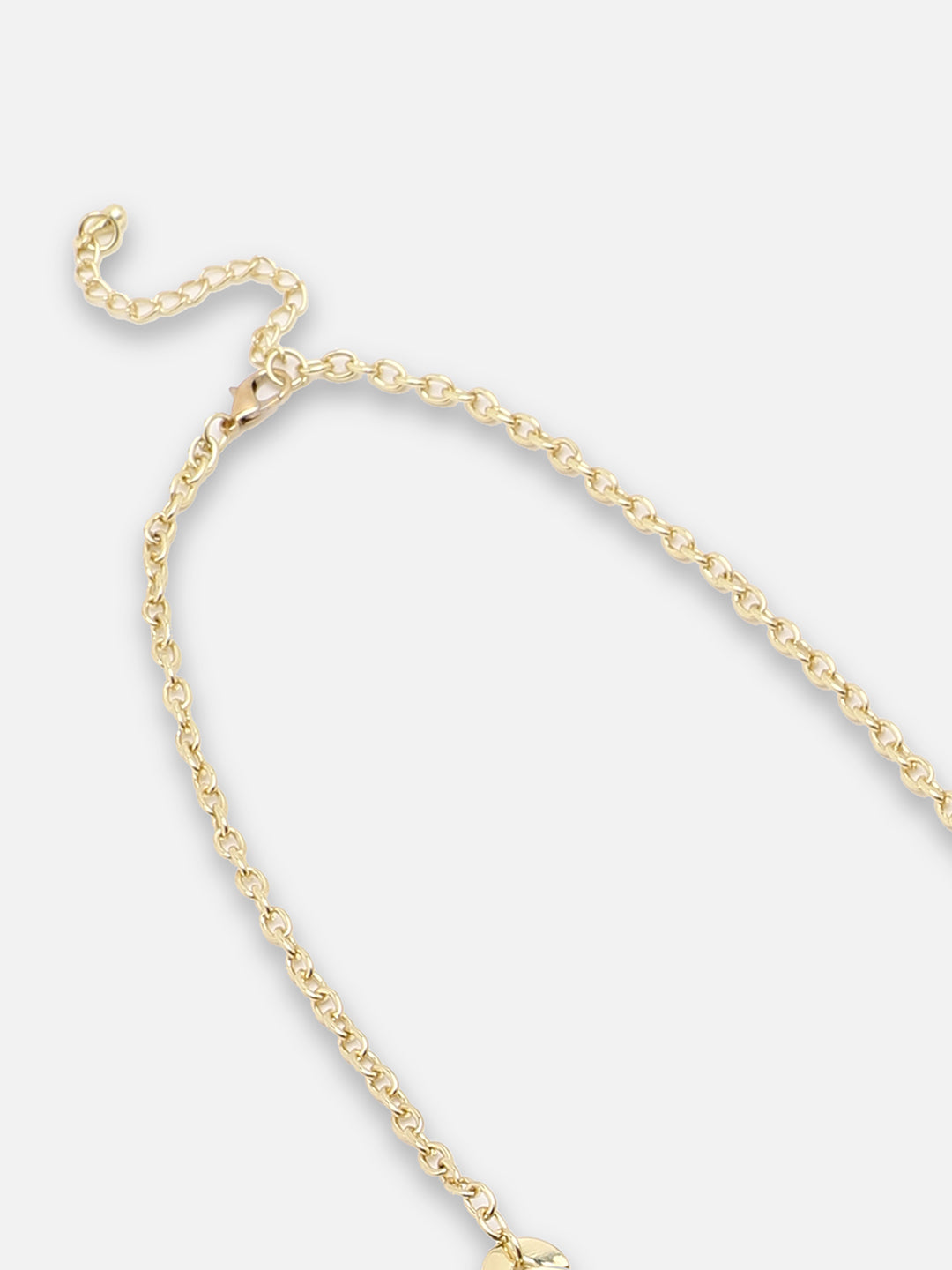 GOLD PLATED PARTY DESIGNER STONE STATEMENT NECKLACE FOR WOMEN