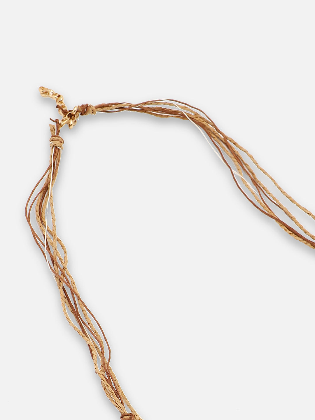 GOLD PLATED PARTY DESIGNER STONE STATEMENT NECKLACE FOR WOMEN