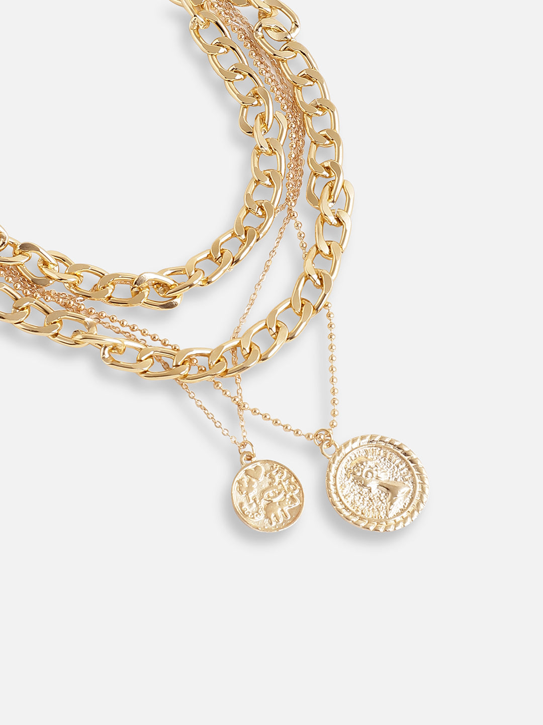 GOLD PLATED DESIGNER PENDANT CHAIN
