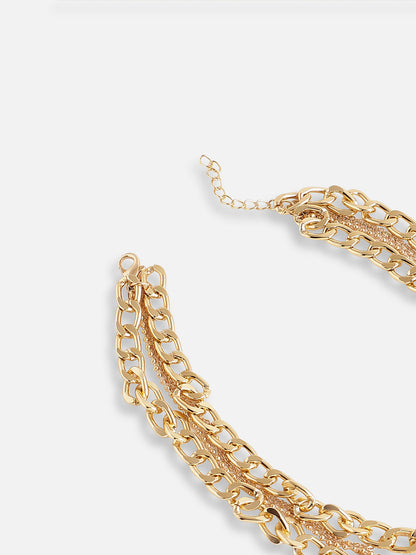 GOLD PLATED DESIGNER PENDANT CHAIN