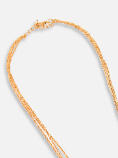 GOLD PLATED DESIGNER PENDANT CHAIN