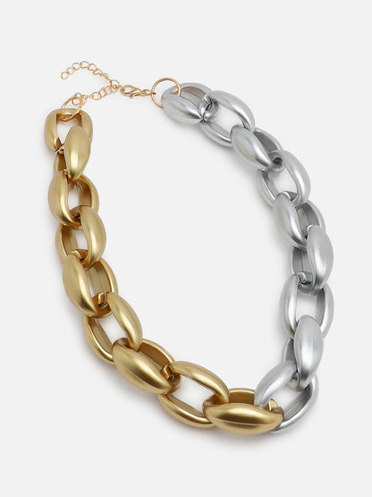 GOLD PLATED PARTY DESIGNER NECKLACE FOR WOMEN