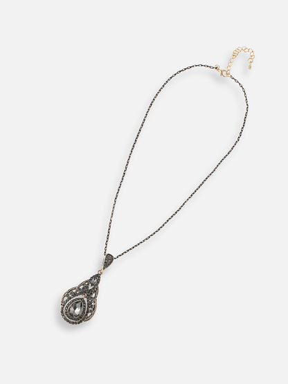 SILVER PLATED DESIGNER PENDANT CHAIN