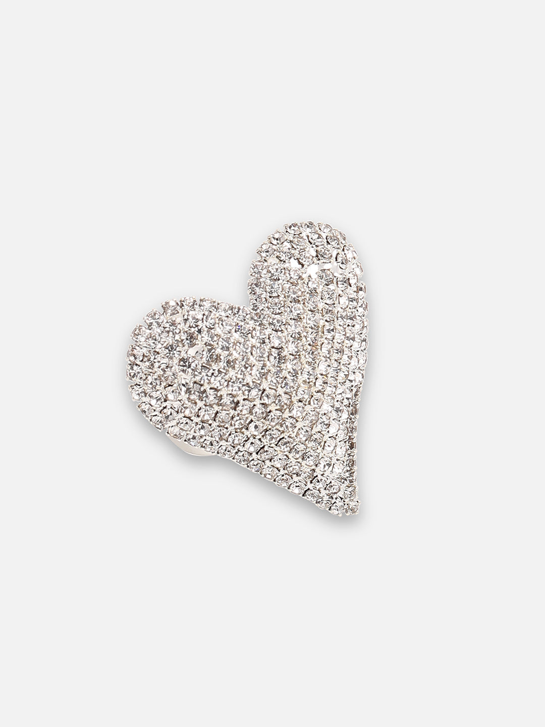 SILVER PLATED PARTY DESIGNER STONE RING FOR WOMEN
