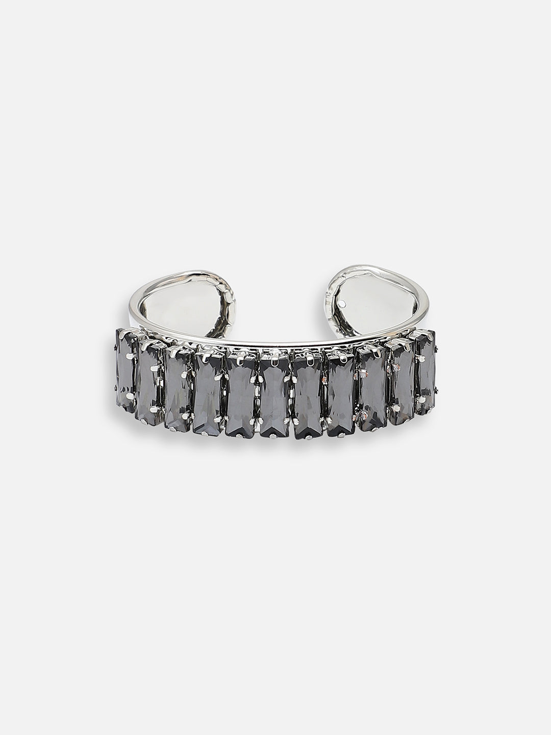 Silver Plated Party Designer Stone Bracelet For Women