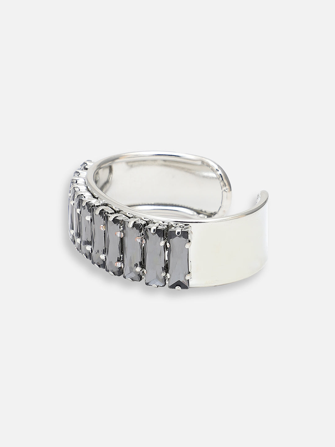Silver Plated Party Designer Stone Bracelet For Women