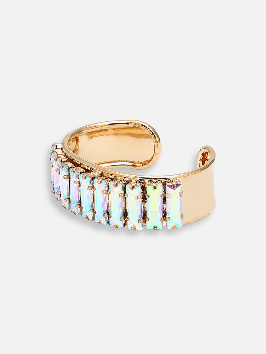 Silver Plated Party Designer Stone Bracelet For Women