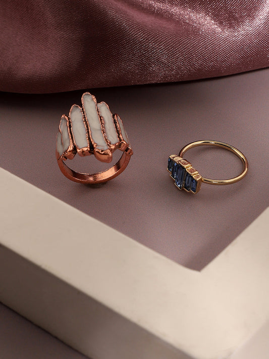 Pack Of Gold-Plated Rings