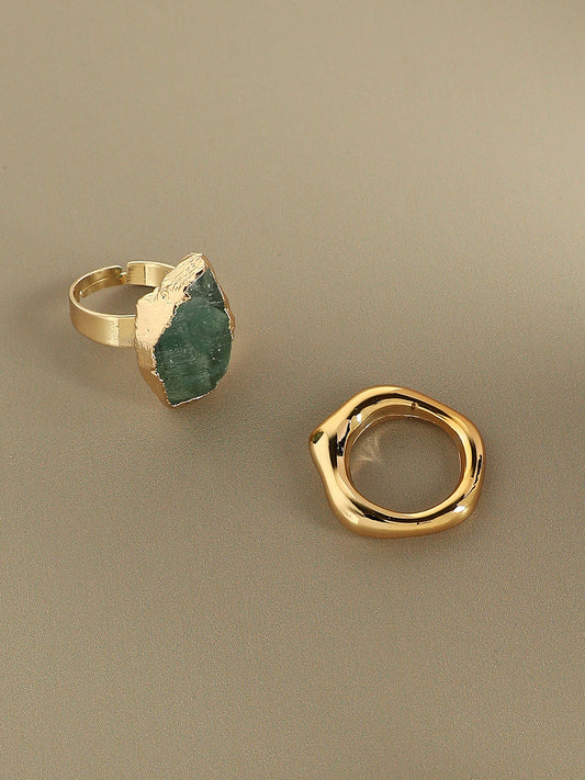 Pack Of Gold-Plated Rings