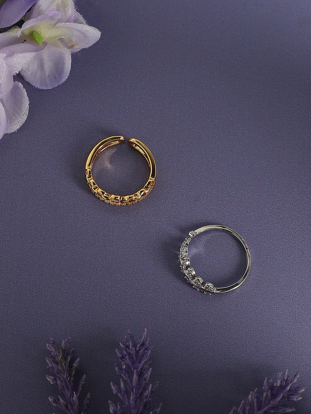Pack Of Contemporary Rings