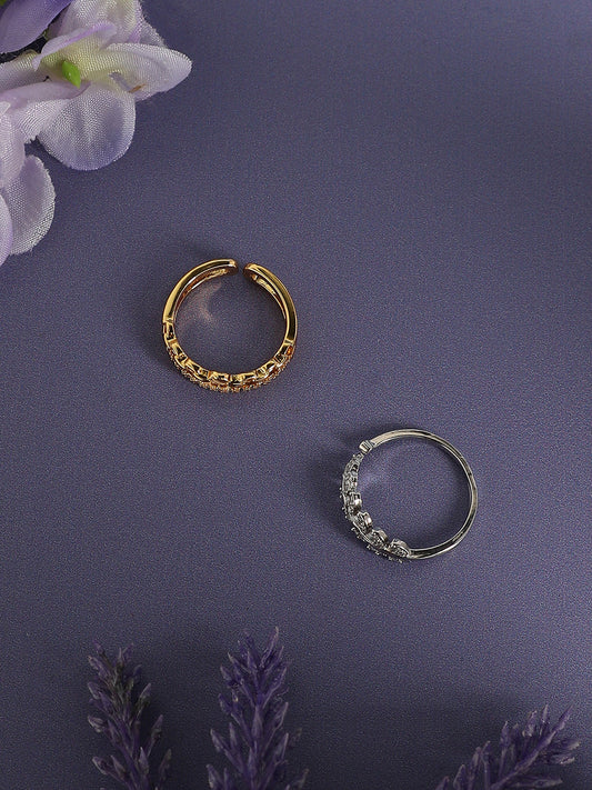 Pack Of Contemporary Rings