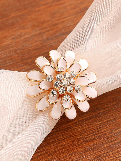GOLD PLATED PARTY DESIGNER STONE RING FOR WOMEN