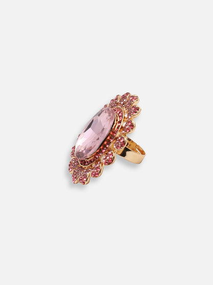 Radiant Blush Jewel Ring