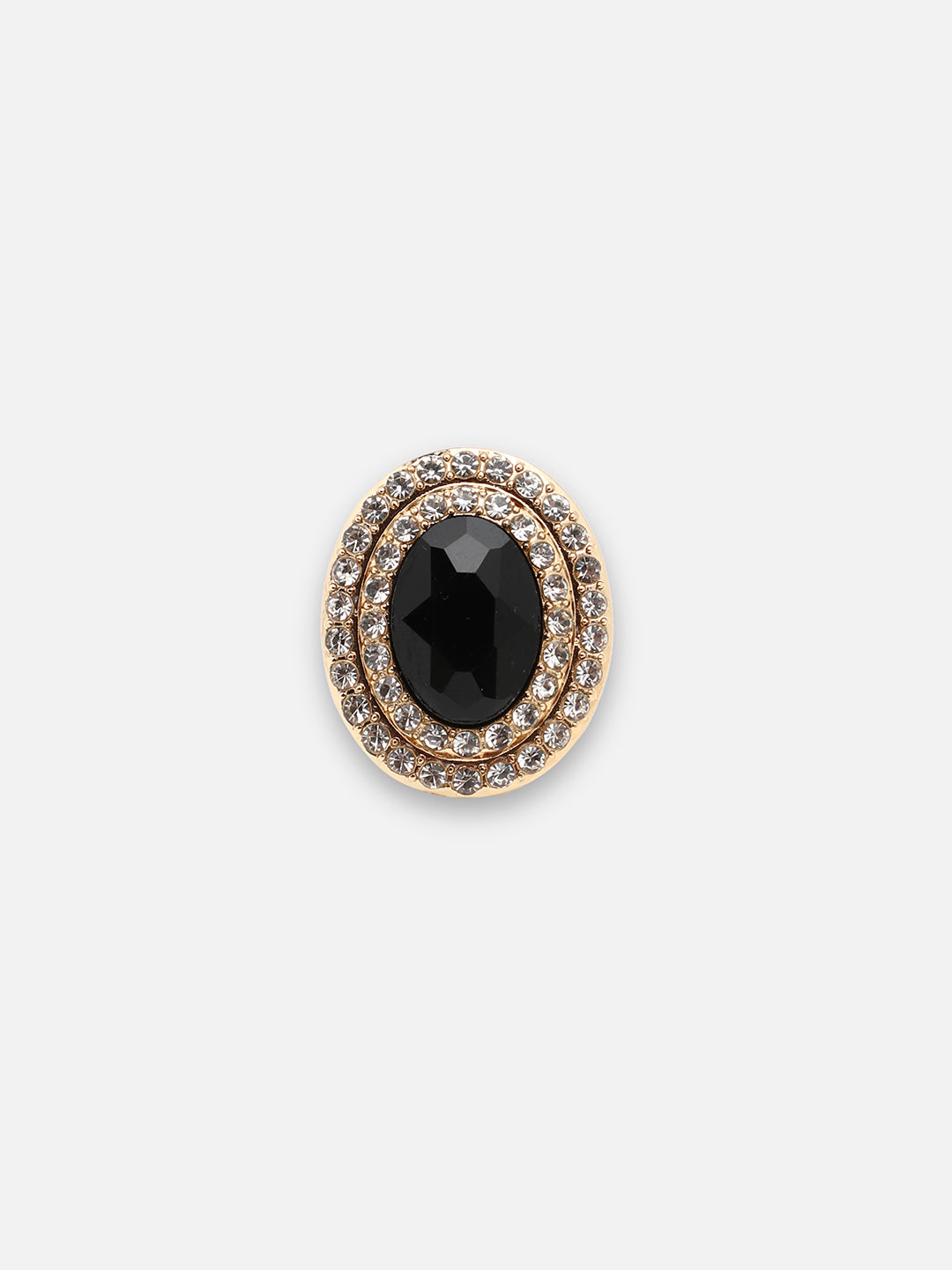 GOLD PLATED PARTY DESIGNER STONE RING FOR WOMEN