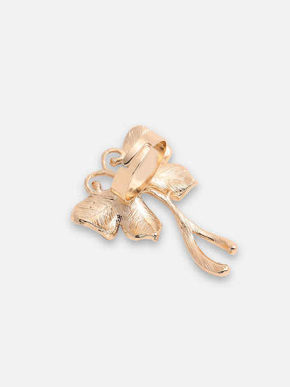 GOLD PLATED PARTY DESIGNER STONE RING FOR WOMEN