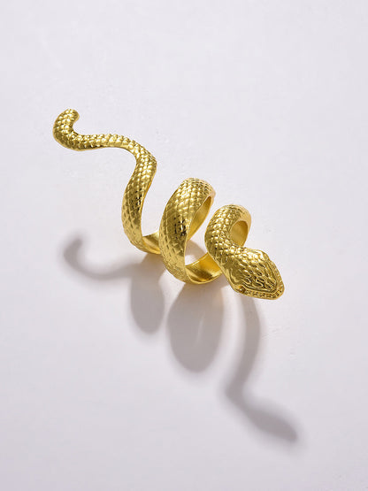 Textured Snake Ring