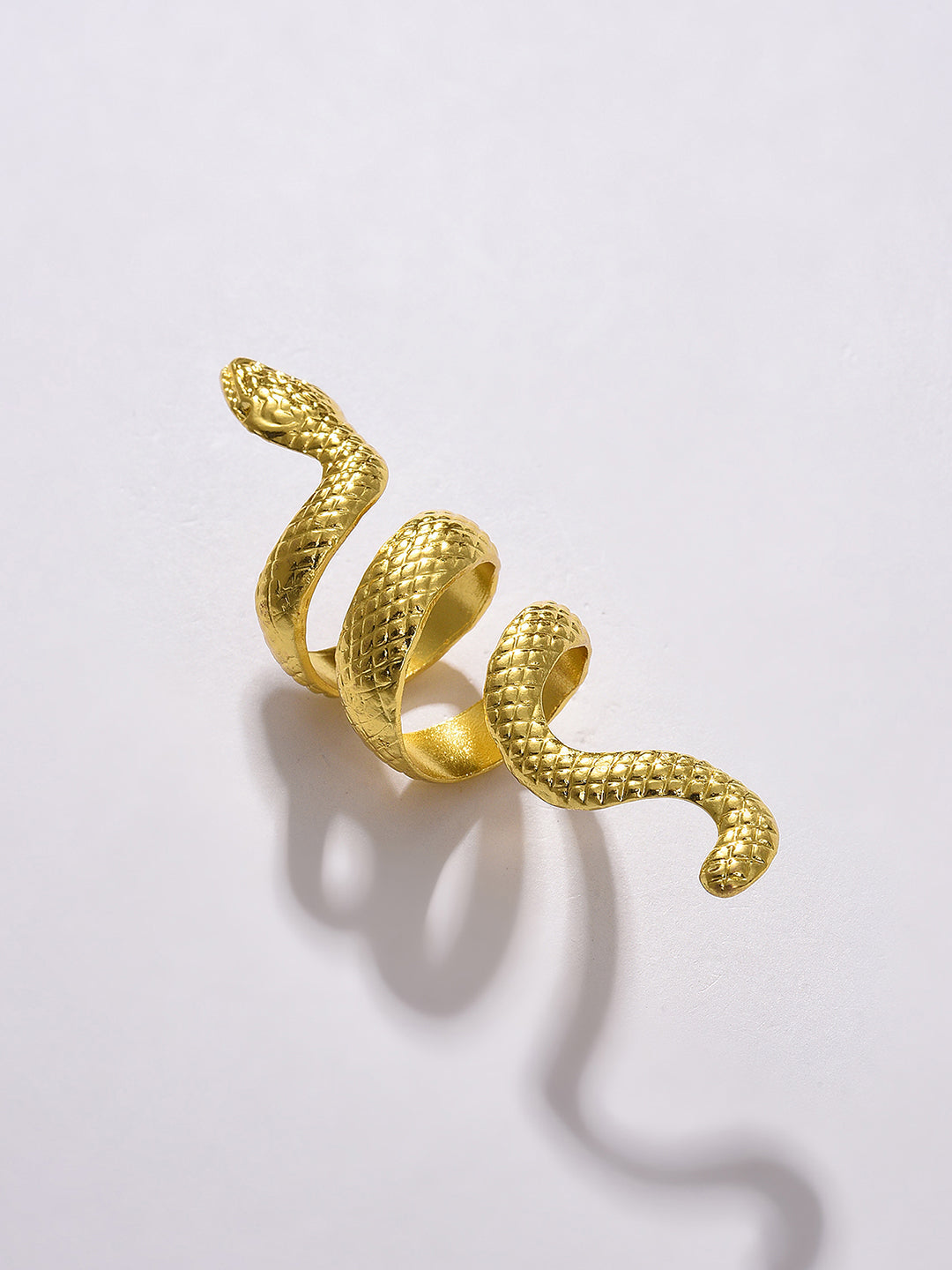 Textured Snake Ring