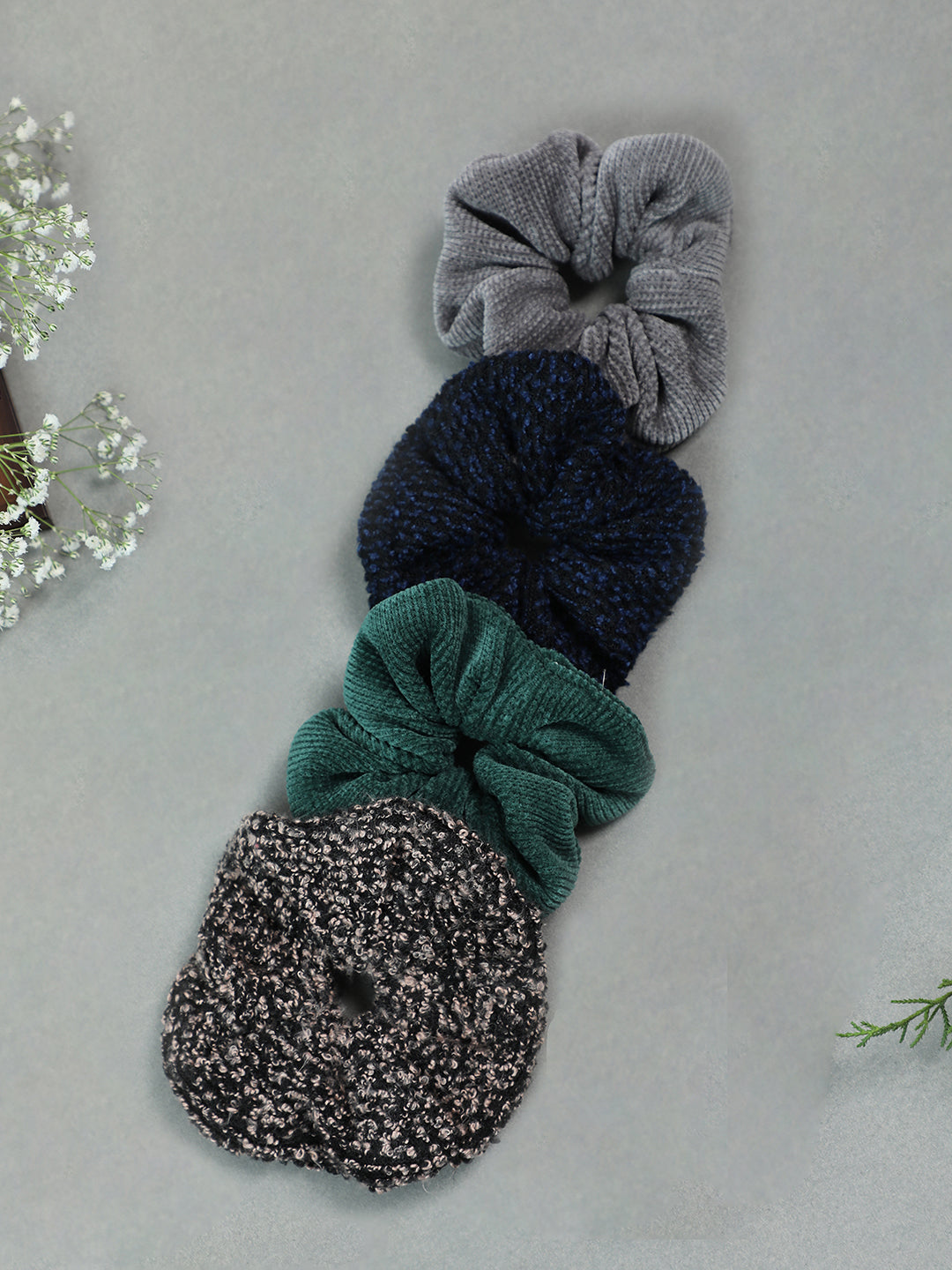PACK OF 4 SCRUNCHIES