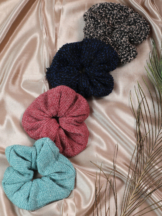 PACK OF 4 SCRUNCHIES