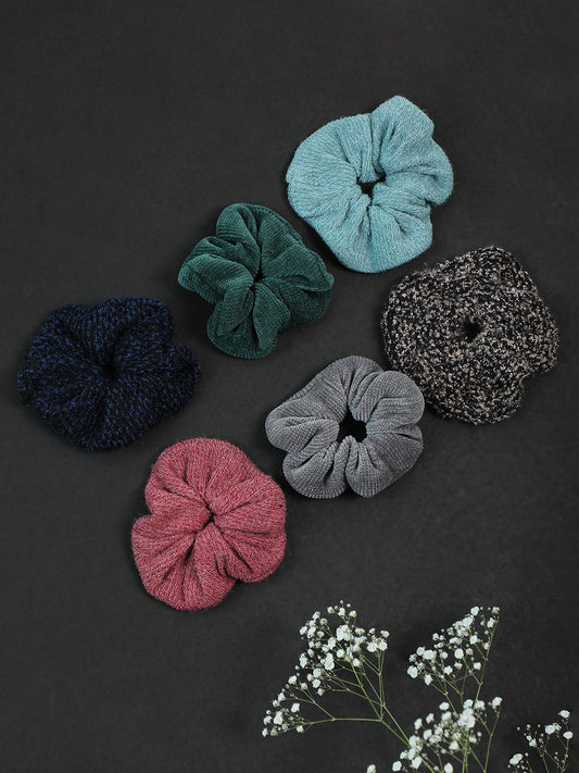 PACK OF 6 SCRUNCHIES
