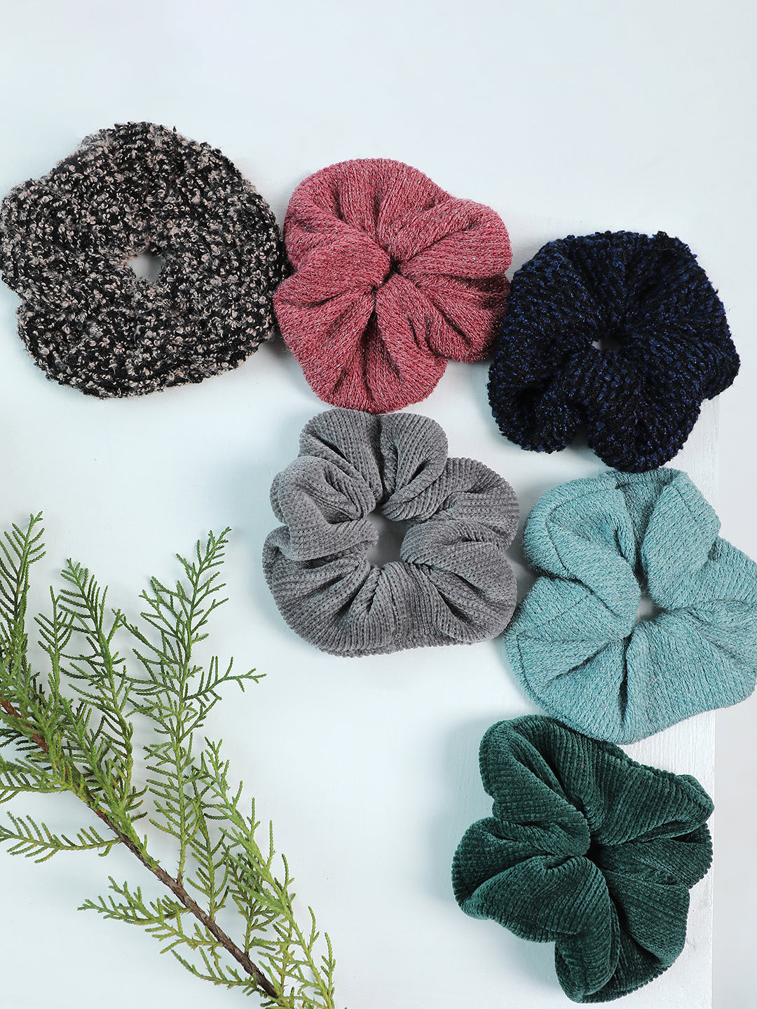 PACK OF 6 SCRUNCHIES
