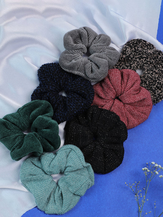 PACK OF 7 SCRUNCHIES