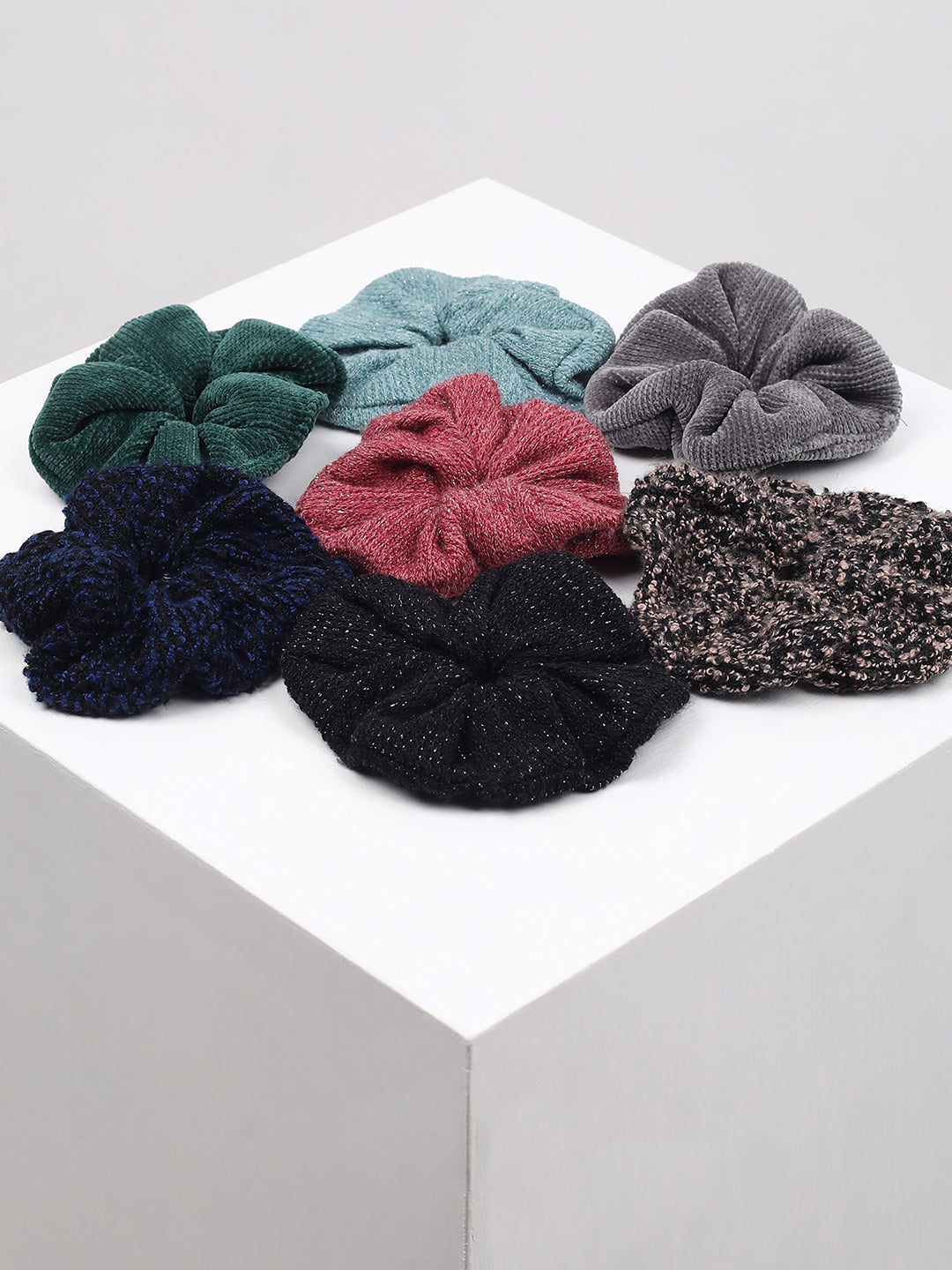 PACK OF 7 SCRUNCHIES