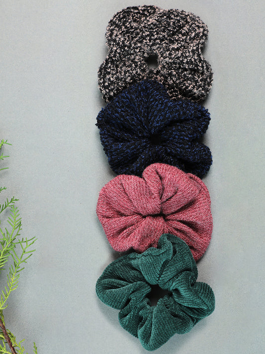PACK OF 4 SCRUNCHIES